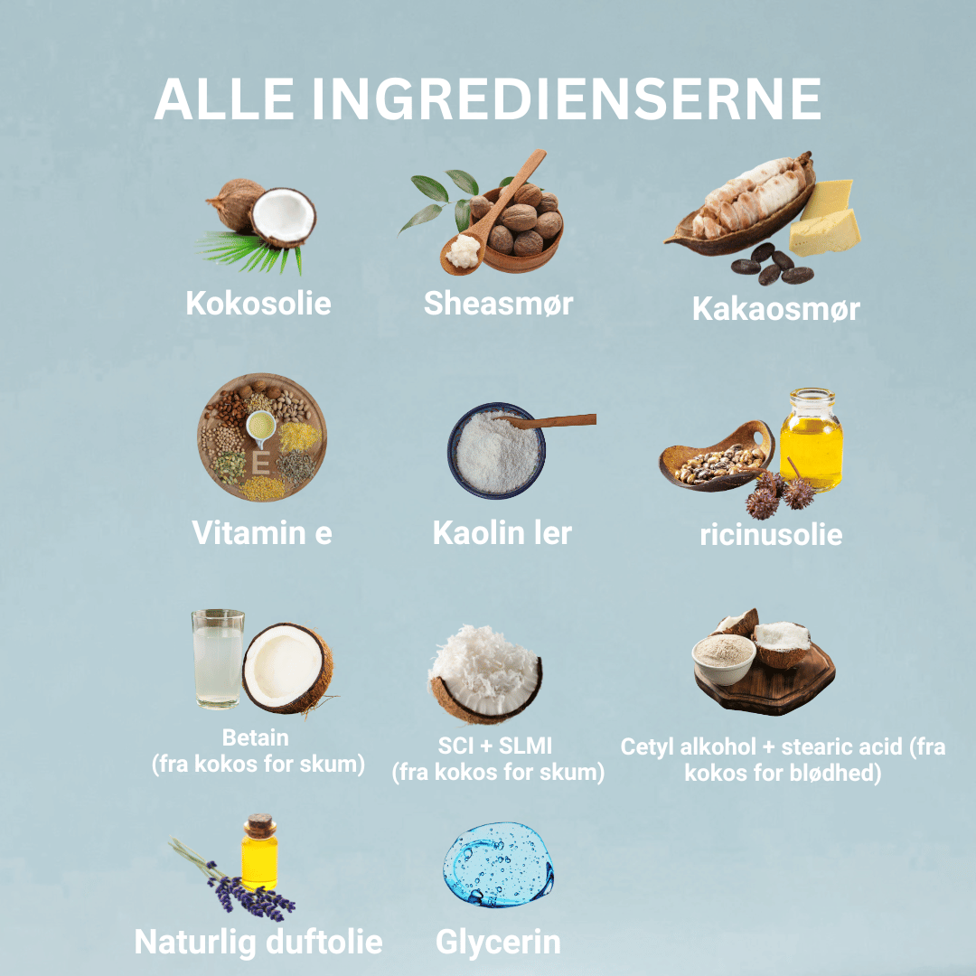 Bodywash Bar 3-Pakke + Gratis Sisal Pose - Lavendel