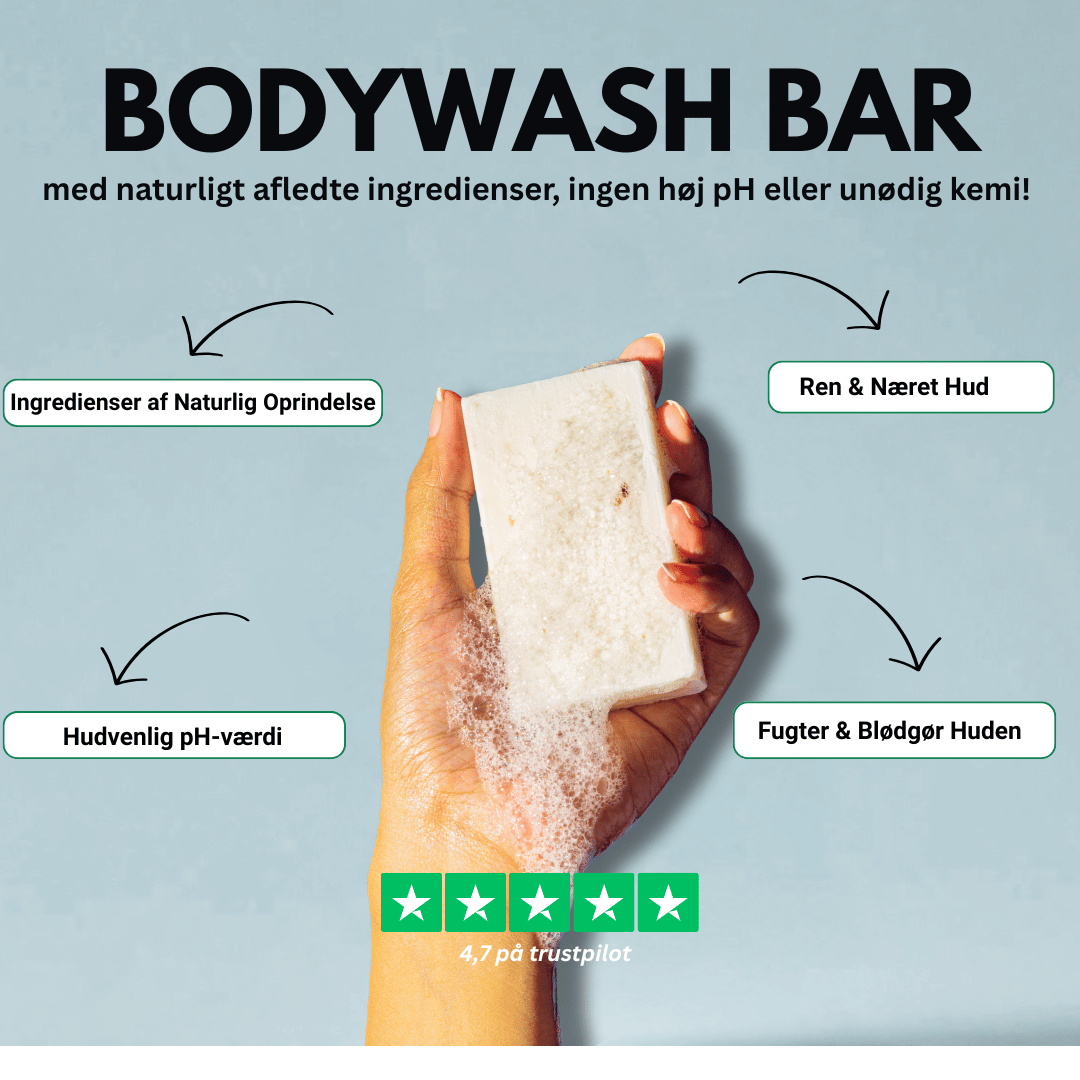 Bodywash Bar 3-Pakke + Gratis Sisal Pose - Lavendel